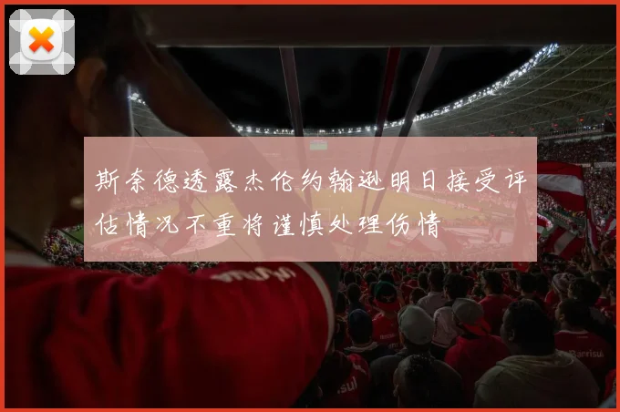 斯奈德透露杰伦约翰逊明日接受评估情况不重将谨慎处理伤情