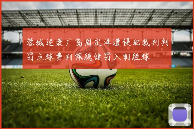 蓉城逆袭广岛周定洋遭侵犯裁判判罚点球费利佩稳健罚入制胜球